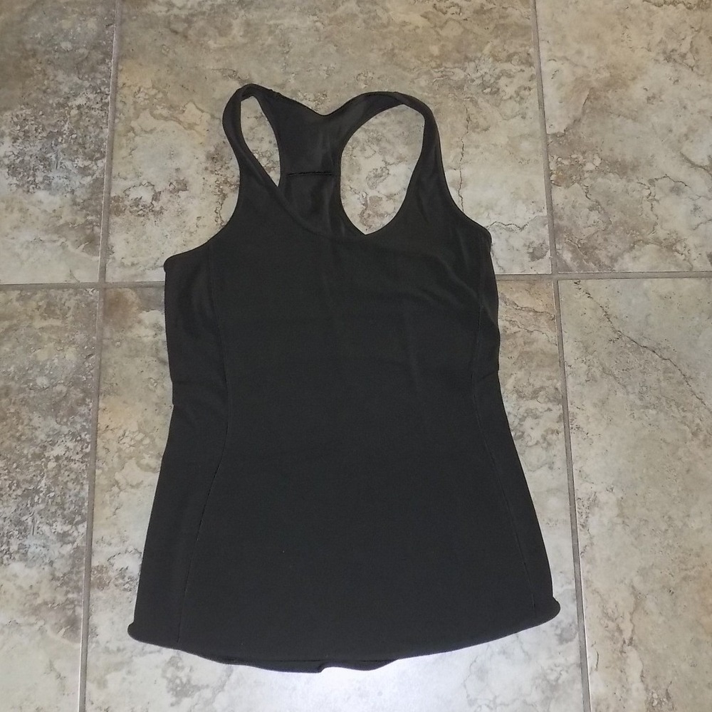 Lululemon Racerback Tank Top Womens Green Good Athletic Yoga Gym Workout